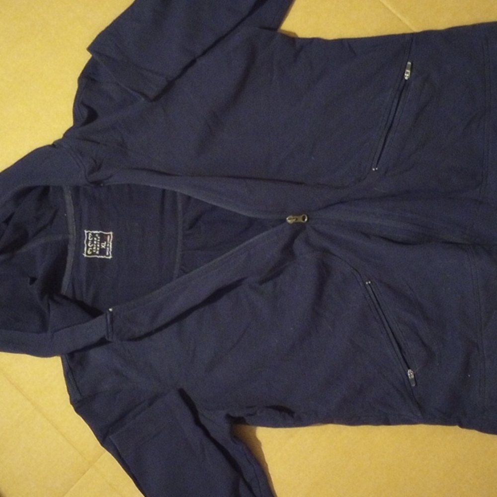Three hearts navy blue jacket hoodie extra large